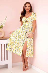 Letnia sukienka w cytrynki, sukienka na lato lemon w stylu pin-up 23823