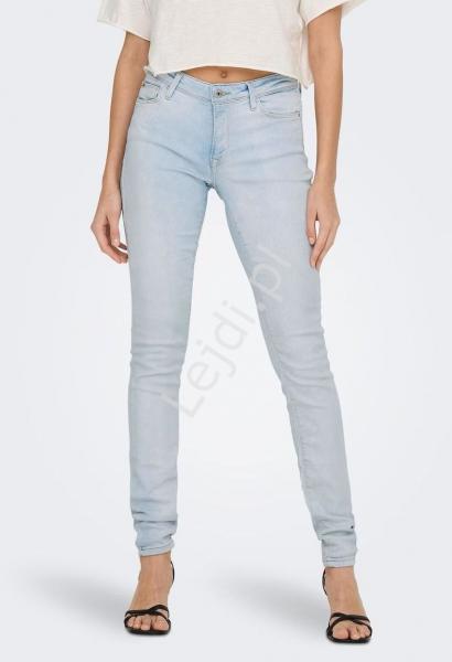 Jasno niebieskie jeansy Only Shape up, elastyczne jeansy modelujące sylwetkę 5851