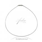 Łańcuszek włoski srebrny linka omega -wyjątkowo pięknie się układa , długość - 42 cm