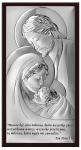 Obraz świętej rodziny z cytatem jana pawła ii 14 cm*26 cm