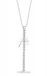 Biżuteria srebrna swarovski - naszyjnik swarovski w kolorze cristal