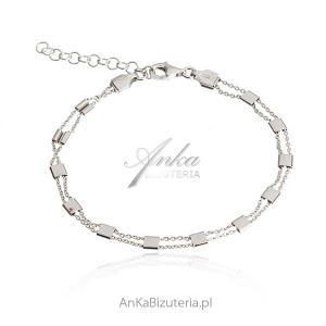 Bransoletka srebrna - biżuteria włoska