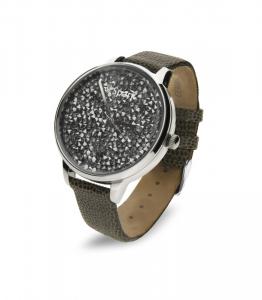 Zegarek damski z kryształami swarovski crono grey