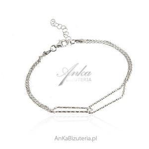 Srebra bransoletka - oryginalna
