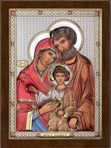 Ikona święta rodzina - obraz 16,5 cm*21,5 cm