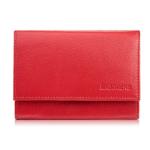 Portfel Damski Skórzany G-25MN/RED Brødrene Rfid Czerwony