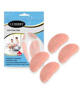 Półwkładki Cotton Plastry na Odciski Corbby 4 szt.
