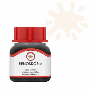 Farba do Skór Gładkich Renoskór 30ml - Ecru