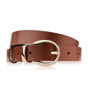 Pasek Damski Skórzany OPD-17 Brødrene Brazowy 120 cm