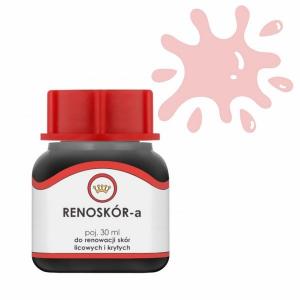 Farba do Skór Gładkich Renoskór 30ml - Pudrowy Róż