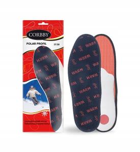 Wkładki Zimowe Polar Profil Orto Corbby r. 35-36