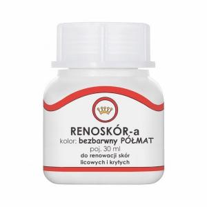 Lakier Wykończeniowy do Skór Renoskór Bezbarwny Półmat 30 ml