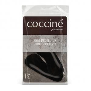 Czarne Skórzane Zapiętki Ochronne Coccine Heel Protector