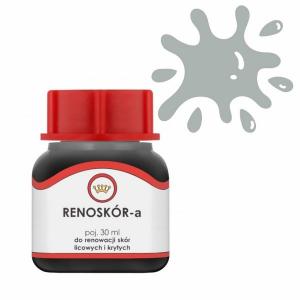 Farba do Skór Gładkich Renoskór 30ml - Popielaty Jasny