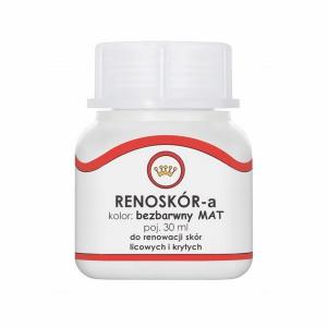 Lakier Wykończeniowy do Skór Renoskór Bezbarwny Mat 30 ml