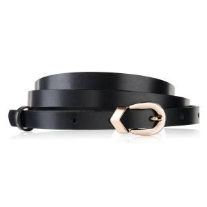 Pasek Skórzany Damski OPD-04 Brødrene Czarny 95 cm