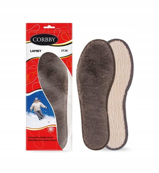 Wełniane Wkładki Ocieplające Lamby Corbby r. 35-36