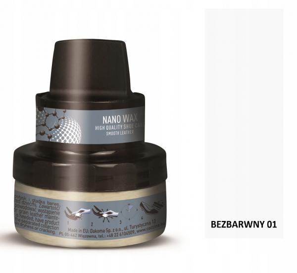 Krem do Skór Licowych 50ml Coccine Nano Wax Bezbarwny