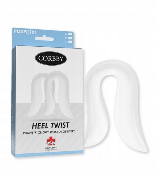Żelowe Podpiętki na Ból Pięt Heel Twist r.S
