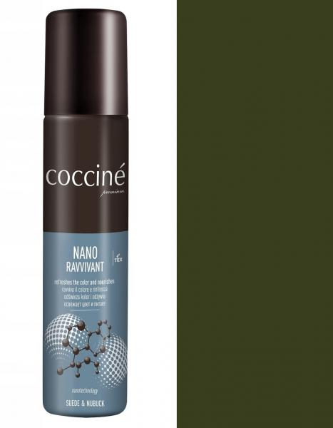 Farba w Sprayu Ochronna do Zamszu i Nubuku Coccine Ravvivant 75 ml Khaki