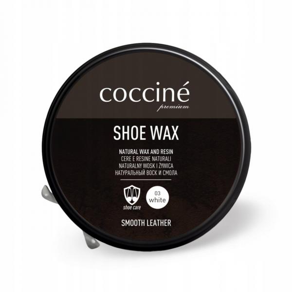 Biały Wosk do Butów Pasta Coccine 40 ml Biała