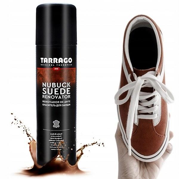 Renowator do Zamszu i Nubuku - Tarrago Suede Nubuck Renovator 250 ml - Średni Brąz