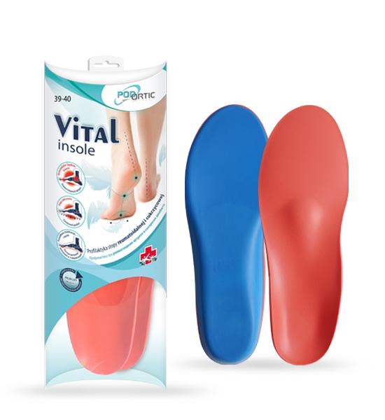 Wkładki dla Cukrzyków i Stóp Reumatoidalnych Corbby Vital Insole r.43-44