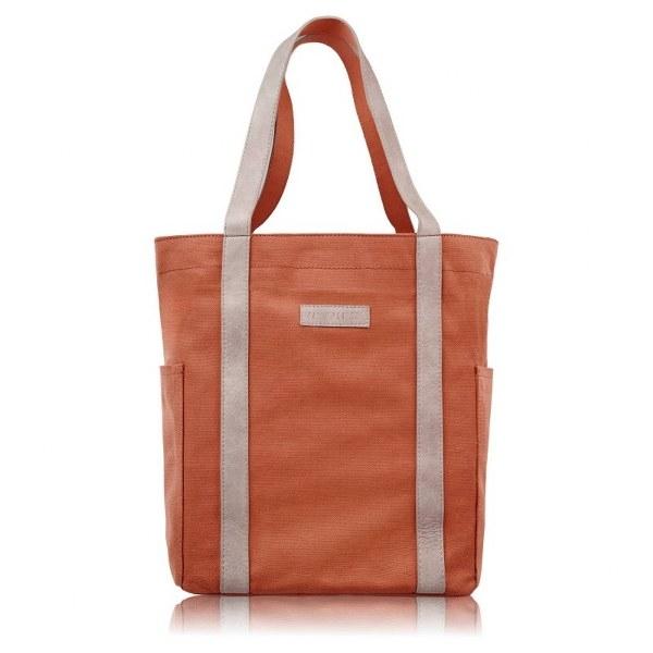 Torebka Damska Paolo Peruzzi Shopper Bag E-17-RU Pomarańczowa