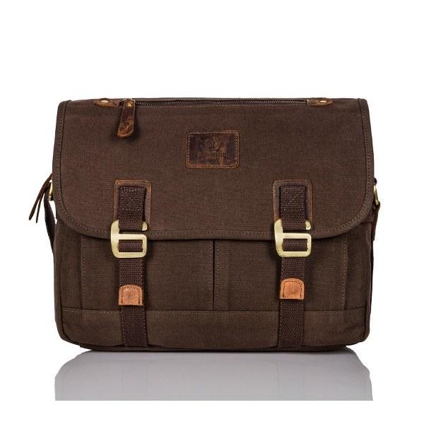 Męska Torba Vintage Paolo Peruzzi T-17-BR Brązowa