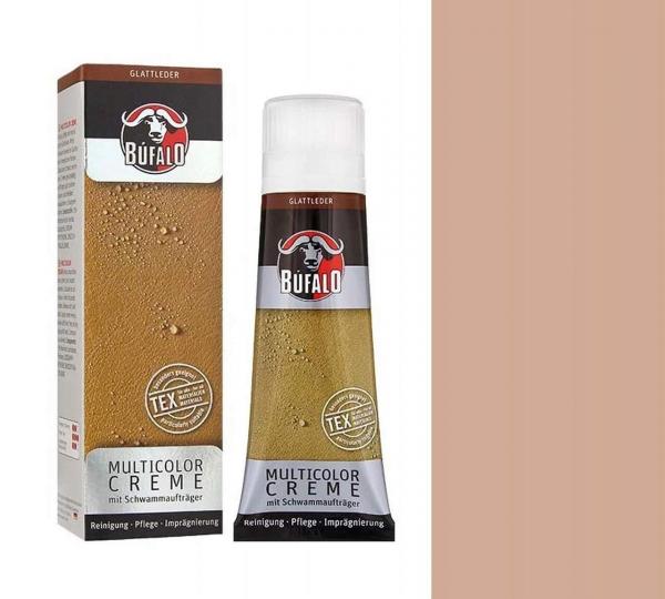 Krem do Butów ze Skóry Licowej z Aplikatorem Bufalo 75 ml Beżowy