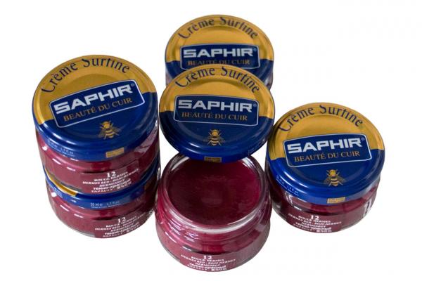 Krem do Renowacji Obuwia - Saphir bdc Creme Pommadier 50ml Hermes Red