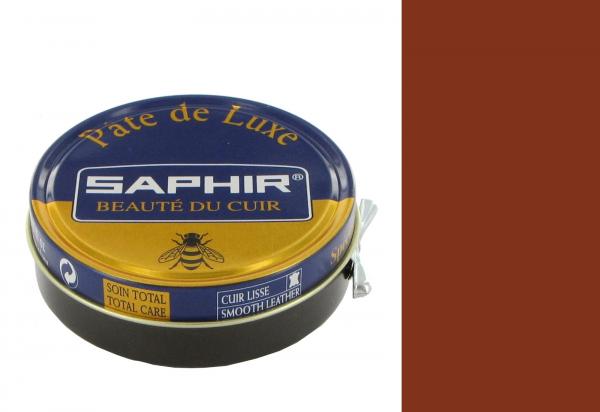 Pasta Woskowa do Obuwia - Saphir BDC Pate de Luxe 50ml Jasny Brąz 03