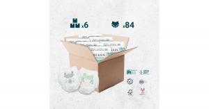 KARTON 84 pieluchomajtek dla dzieci hipoalergicznych, rozmiar 8 (19 kg+), 6 x 14 sztuk