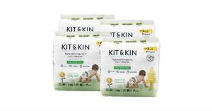 KARTON 112 pieluszek dla dzieci hipoalergicznych, rozmiar 5 (Junior 11 kg+), 4 opakowania po 28 sztuk
