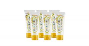 KARTON 6 bananowych naturalnych past do zębów dla dzieci (6 szt. x 50 g)