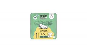Pieluszki ekologiczne dla niemowląt, Newborn 1 (2-5 kg), 25 sztuk