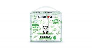 Pieluszki jednorazowe bambusowe, rozmiar M (6-11 kg), 24 szt.