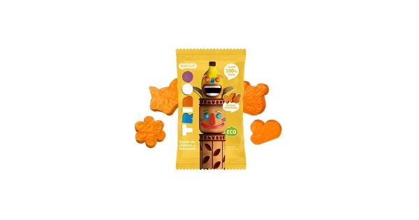 BIO Jabłkowo-bananowe żelki bez dodatku cukru, Sminolas, 25 g