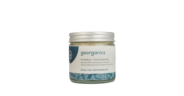 Mineralna pasta do zębów w słoiku, English Peppermint, 60 ml