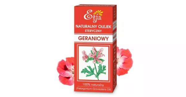 Naturalny olejek eteryczny geraniowy, 10 ml