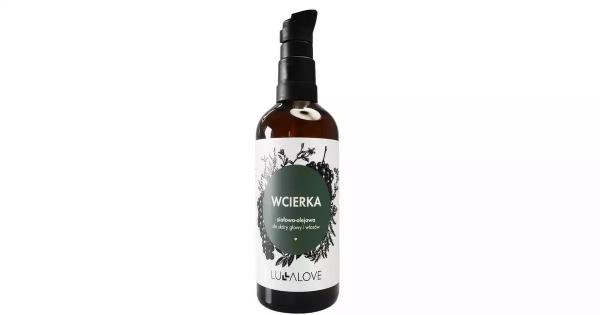 Olejowo-ziołowa wcierka do włosów, 100 ml
