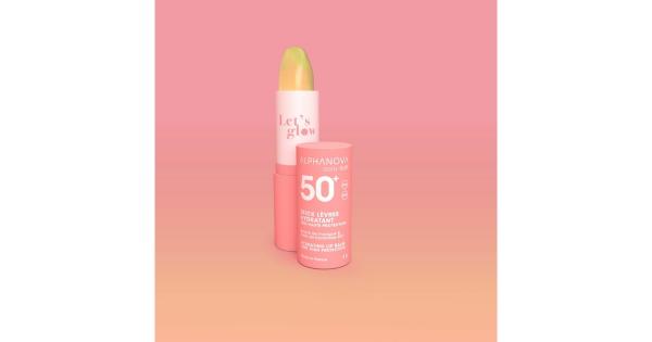 SUN GLOW, Pomadka do ust z filtrem SPF50+, 4 g
