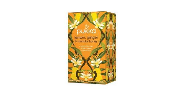 Herbata Lemon, Ginger & Manuka Honey, 20 saszetek