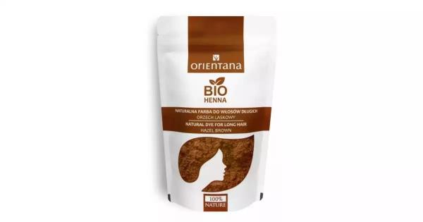 BIO Henna do włosów, Orzech Laskowy, 100 g