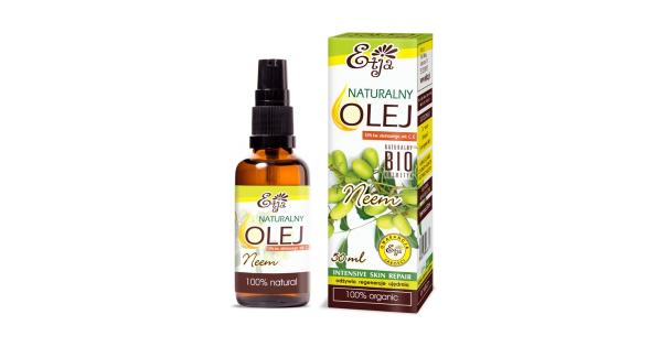 Naturalny olej Neem z Miodli Indyjskiej, 50 ml