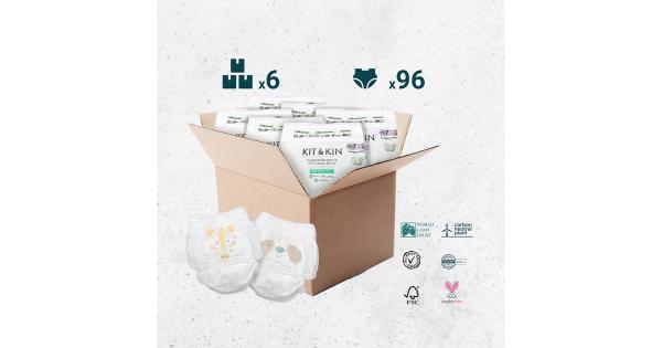 KARTON 96 pieluchomajtek dla dzieci hipoalergicznych, rozmiar 7 (XXL 17 kg+), 6 x 16 sztuk