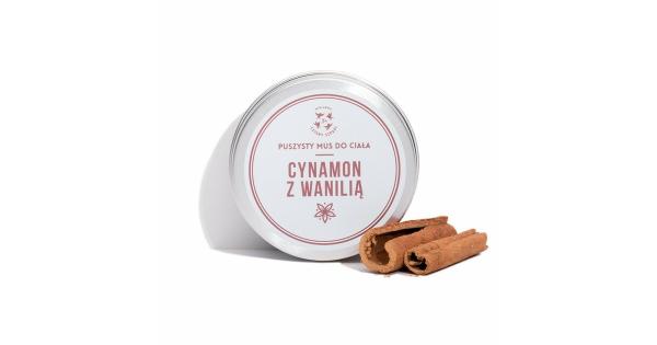 Puszysty mus do ciała, cynamon z wanilią, 150 ml