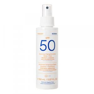 Korres - Yoghurt - Emulsja Ochronna Do Ciała I Twarzy Spf50 - Sun Yoghurt Body Emul. Spf50 - Dla Kobiet