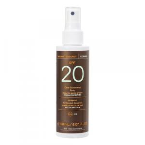 Korres - Walnut & Coconut Spf 20 - Ochronny Spray Do Ciała - Sun Walnut Body Spray Spf20 - Dla Kobiet