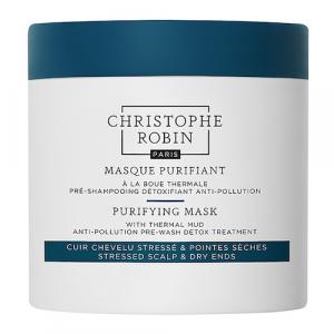 Christophe Robin - Detoksykująca I Rewitalizująca Pielęgnacja Włosów Z Błotem Termalnym - Purifying Mud Pielęgnacja Twarzy 250ml - Dla Kobiet
